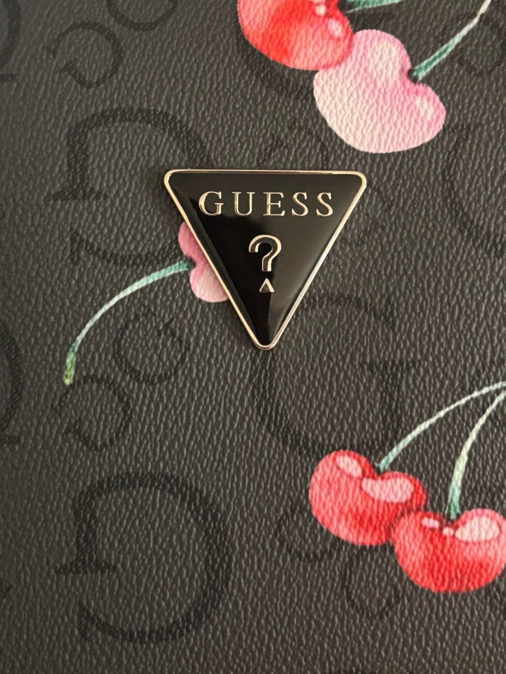 GUESS Cherry Print Cosmetic Bag - Picture 3 of 9